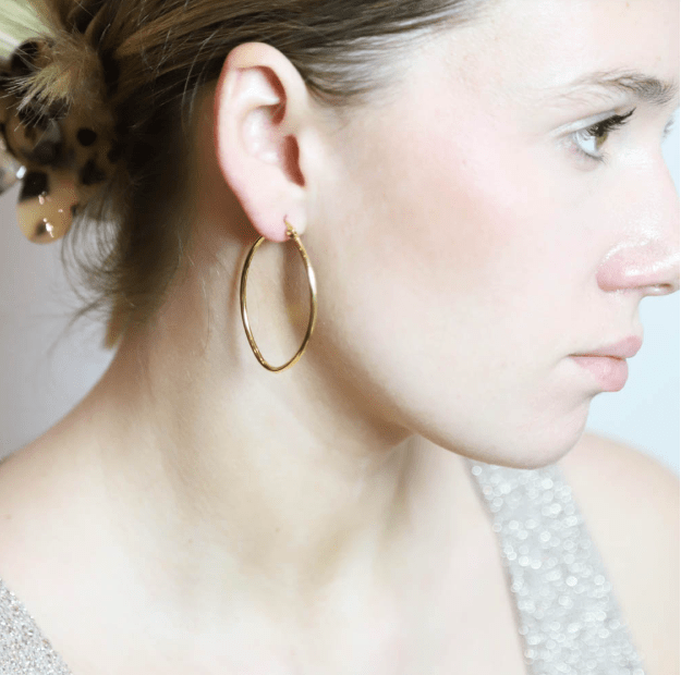 Boucles d'oreilles fines et ovales en acier inoxydable doré ou argenté Tam - Boutique We Are ParisLes Cléias Acier Inoxydable