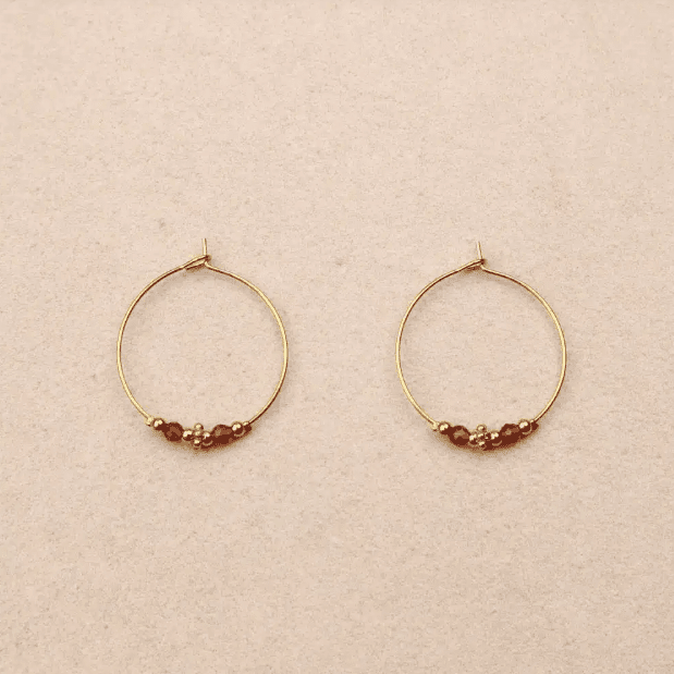 Boucles d’oreilles Mina - Boutique We Are ParisLes Cléias Acier Inoxydable