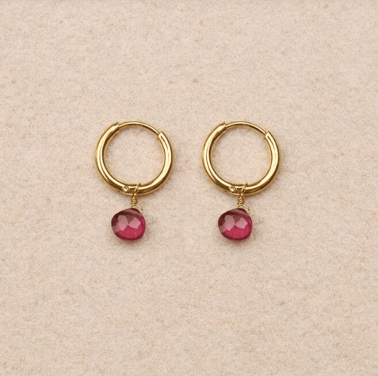 Boucles d'oreilles Mini Paula - Boutique We Are ParisLes Cléias Acier Inoxydable