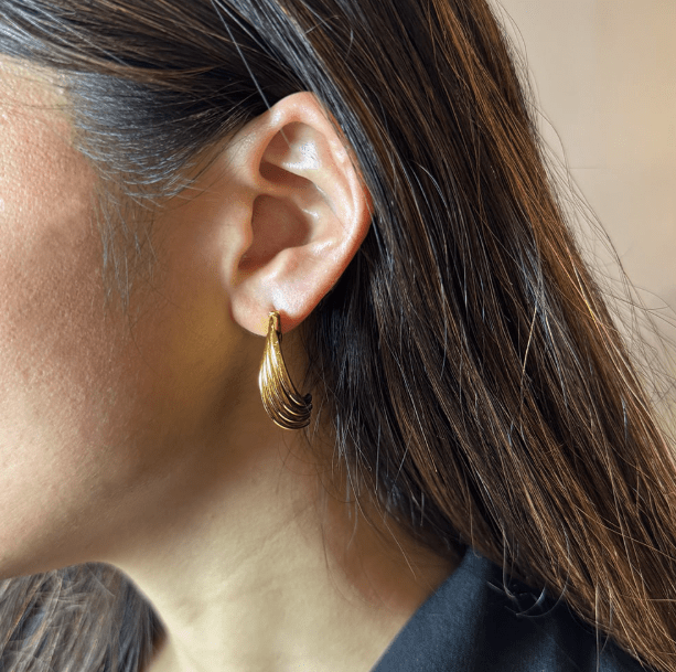 Boucles d’oreilles Nahia - Boutique We Are ParisLes Cléias Acier Inoxydable