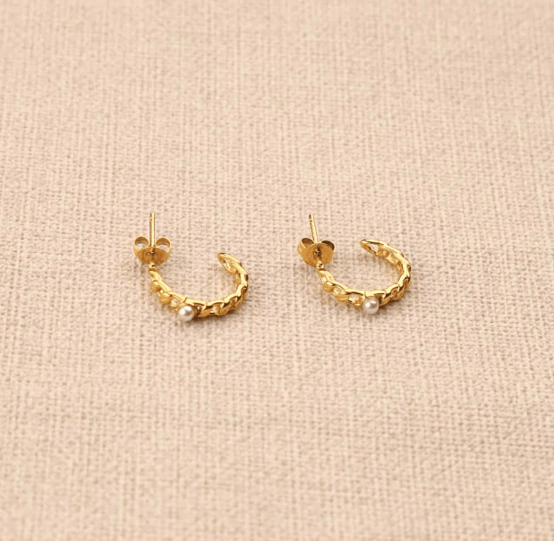 Boucles d’oreilles Noélie - Boutique We Are ParisLes Cléias Acier Inoxydable