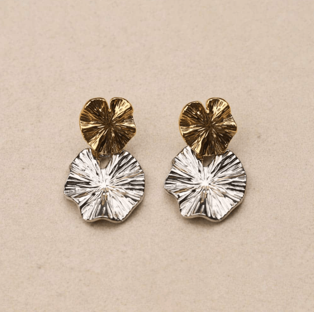 Boucles d’oreilles Nyméa - Boutique We Are ParisLes Cléias Acier Inoxydable