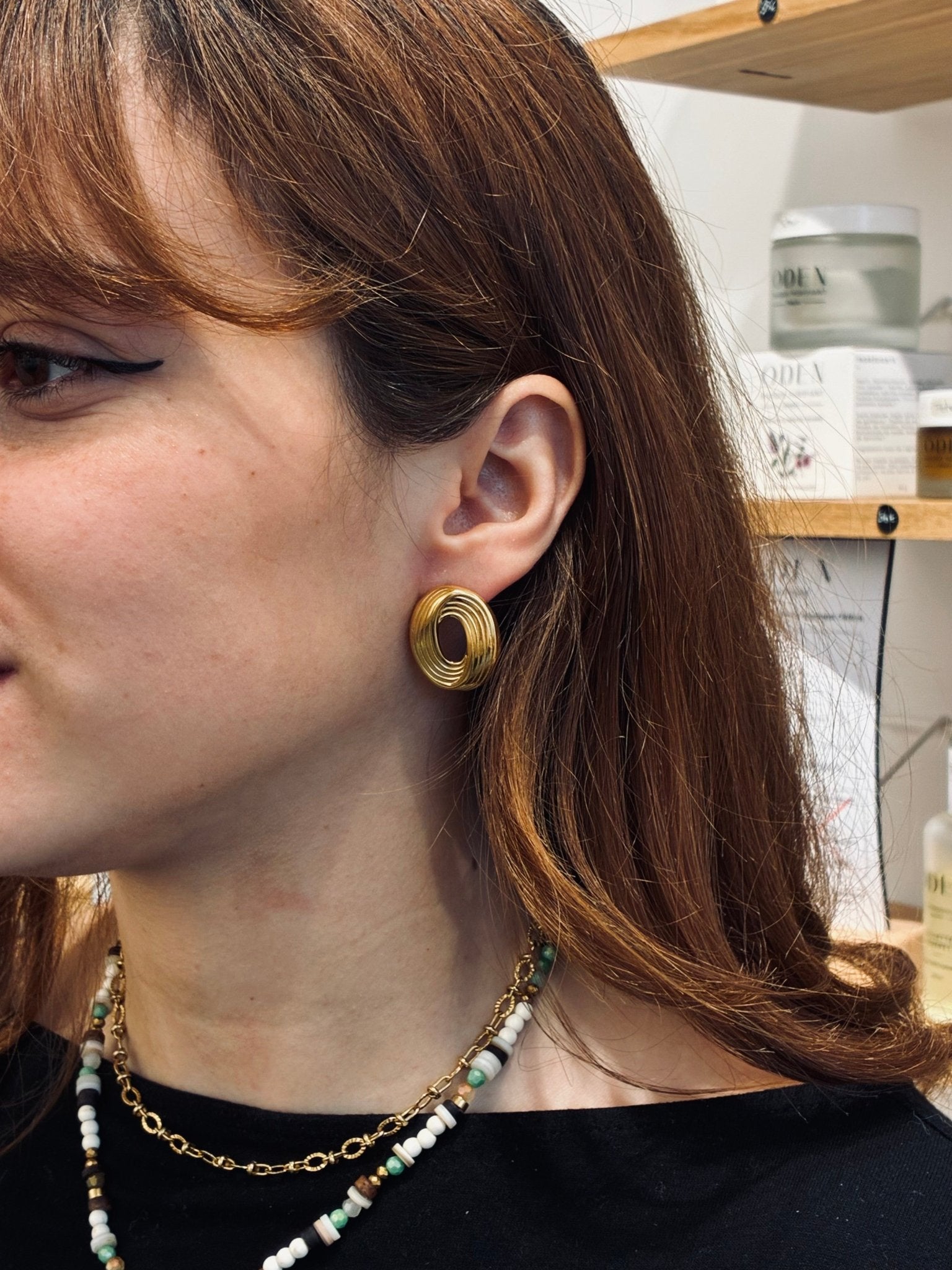 Boucles d'oreilles Olira - Boutique We Are ParisLes Cléias Acier Inoxydable