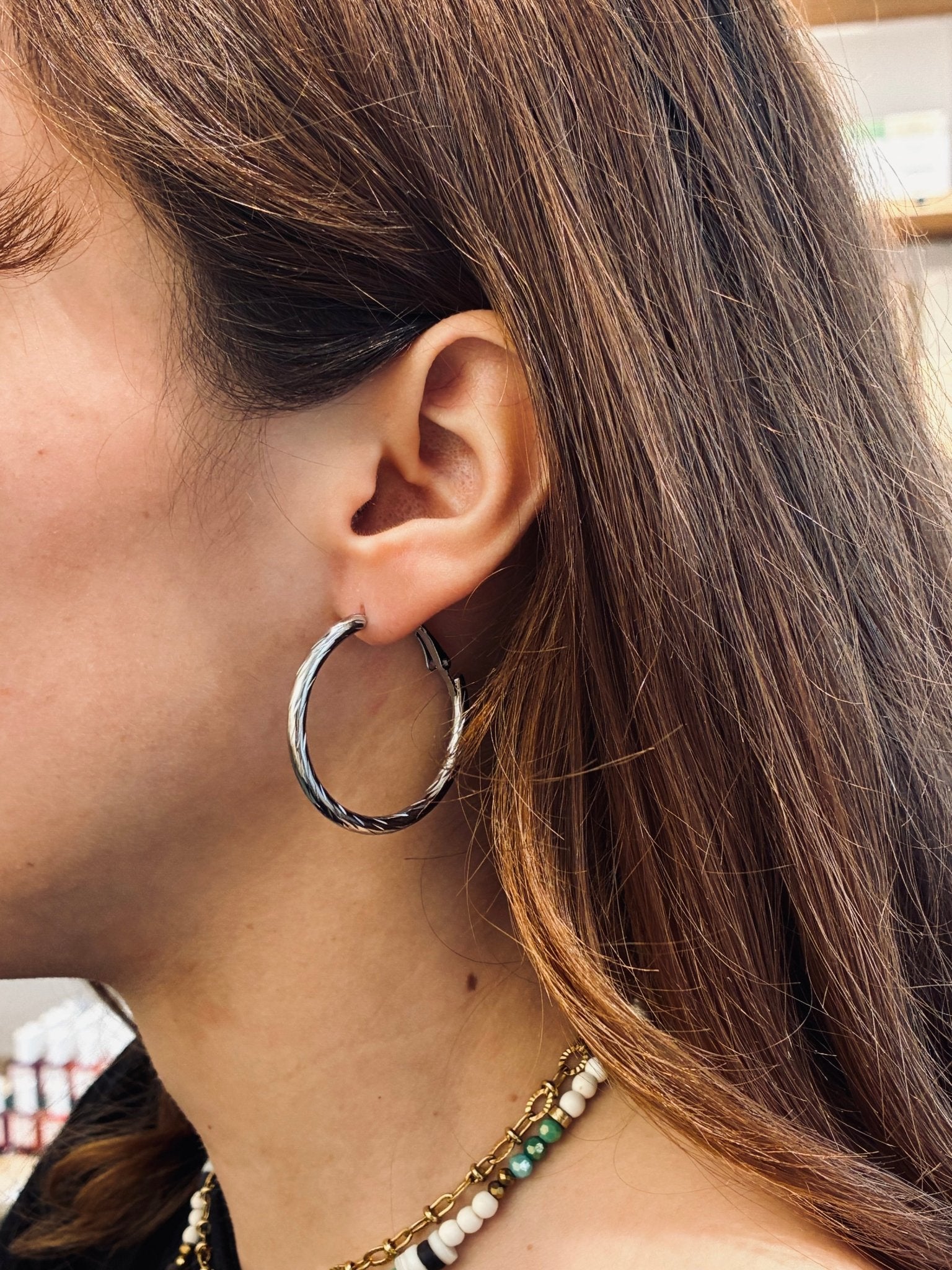 Boucles d’oreilles Orisna - Boutique We Are ParisLes Cléias Acier Inoxydable