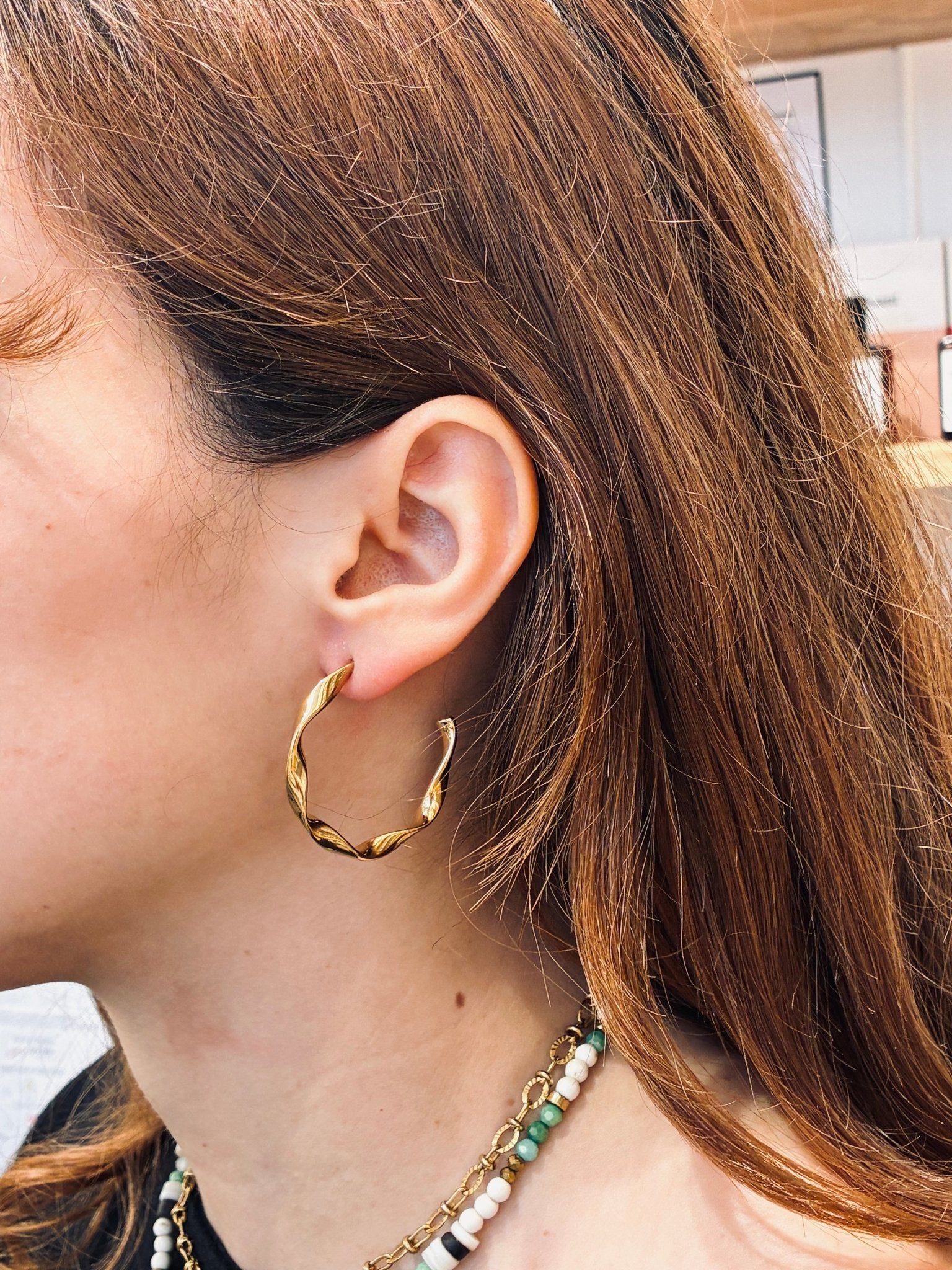 Boucles d'oreilles Orylis - Boutique We Are ParisLes Cléias Acier Inoxydable