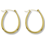 Boucles d'oreilles ovales Relia - Boutique We Are ParisLes Cléias Acier Inoxydable