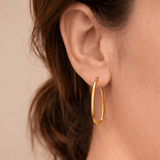 Boucles d'oreilles ovales Relia - Boutique We Are ParisLes Cléias Acier Inoxydable