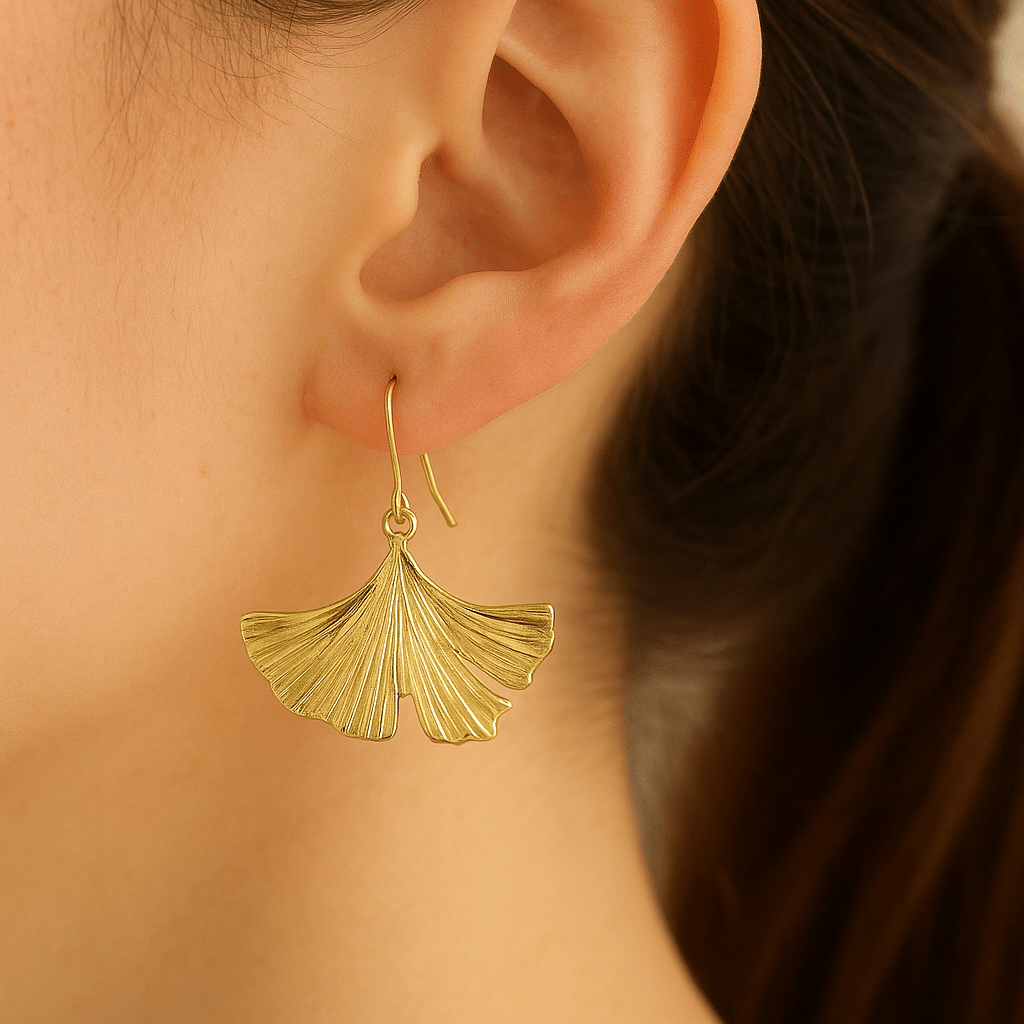 Boucles d’oreilles Petit Ginkgo – Les Cleias - Boutique We Are ParisLes Cléias Acier Inoxydable