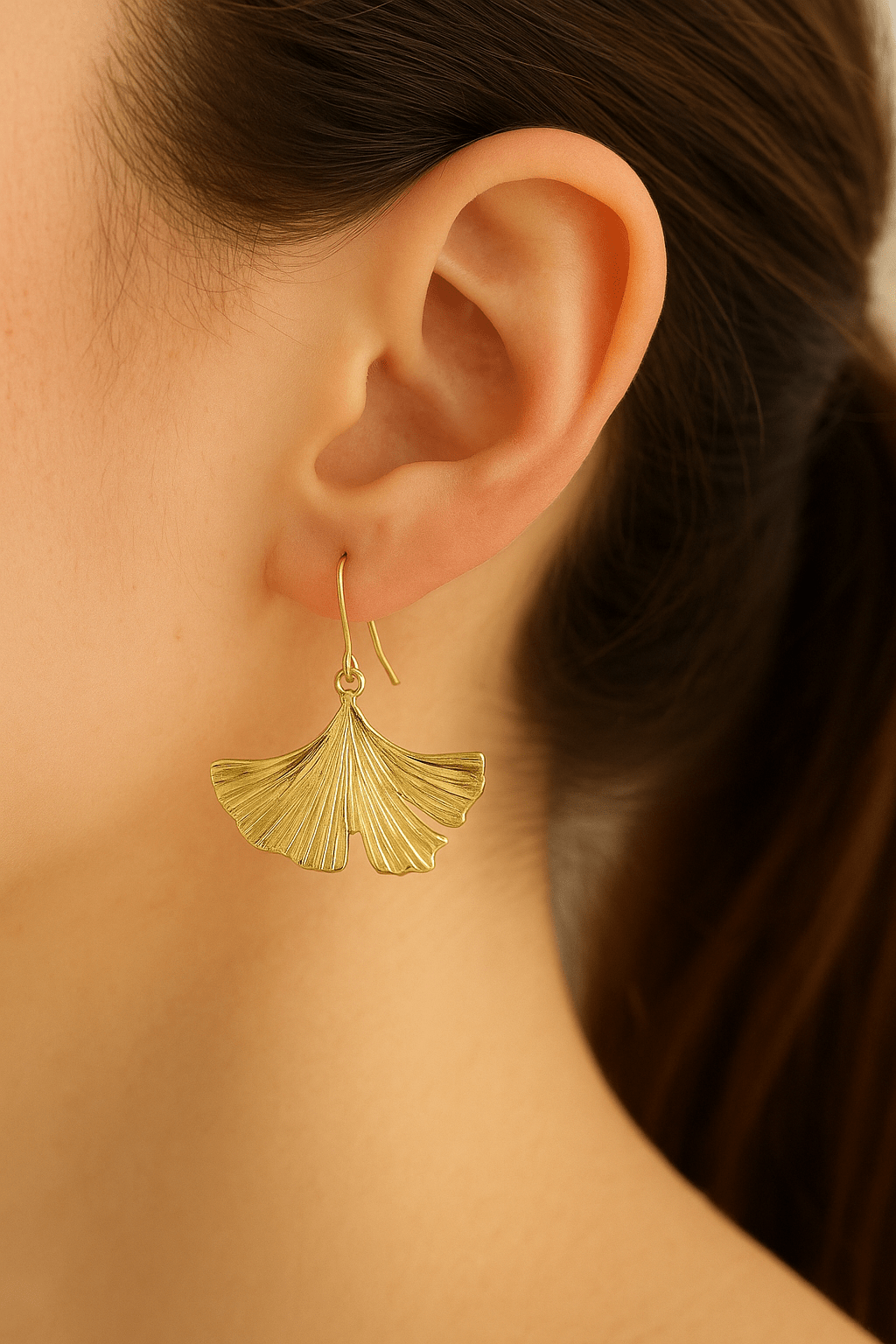 Boucles d’oreilles Petit Ginkgo – Les Cleias - Boutique We Are ParisLes Cléias Acier Inoxydable