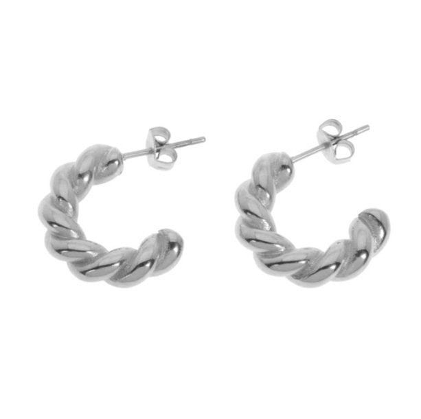 Boucles d'oreilles Prisca- acier inoxydable doré ou argenté - Boutique We Are Paris