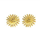 Boucles d'oreilles Soleil en acier inoxydable doré - Boutique We Are ParisLes Cléias Acier Inoxydable