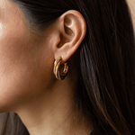 Boucles d'oreilles Tiff - Boutique We Are ParisLes Cléias Acier Inoxydable