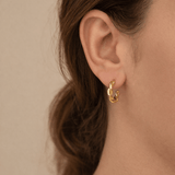 Boucles d'oreilles torsadées Monica - Boutique We Are ParisLes Cléias Acier Inoxydable
