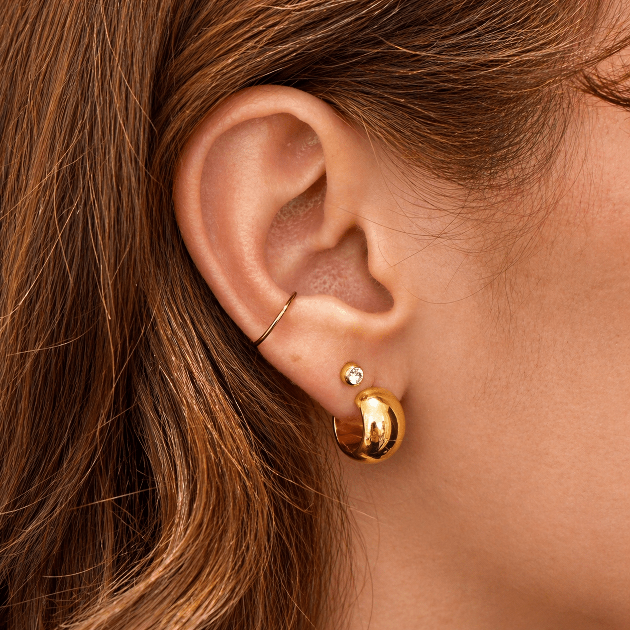 Boucles d’oreilles Volume - Boutique We Are ParisLes Cléias Acier Inoxydable