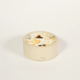 Bougie fleurie et pot en grès, parfum Fleur d'Oranger - Boutique We Are ParisMaison Séjour