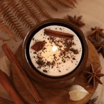 Bougie fleurie, parfum Thé & Pain d'Épices - Boutique We Are ParisMaison Séjour