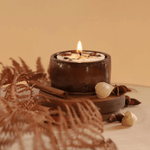 Bougie fleurie, parfum Thé & Pain d'Épices - Boutique We Are ParisMaison Séjour