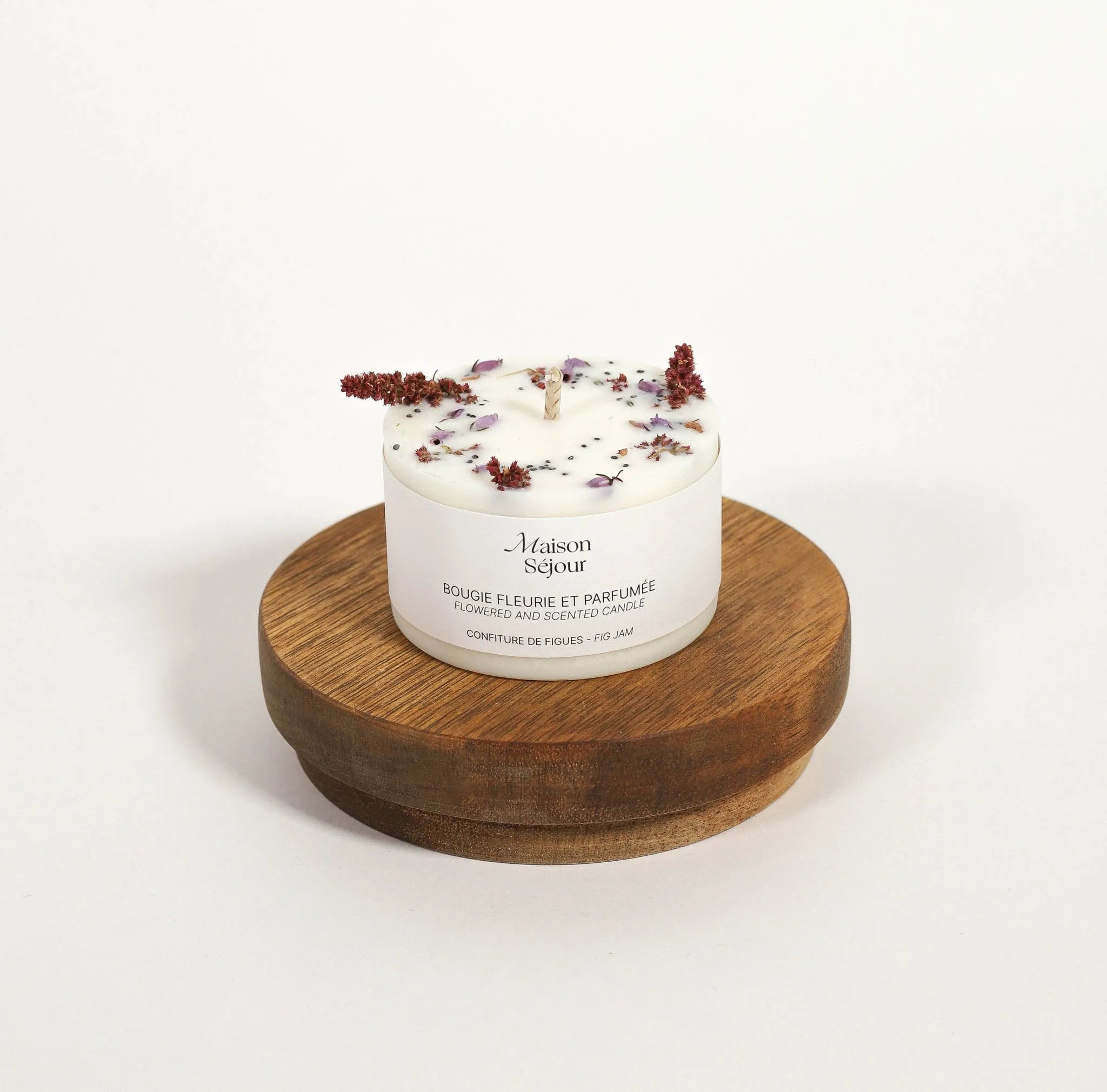Bougie fleurie, parfumée à la figue - Boutique We Are ParisMaison Séjour