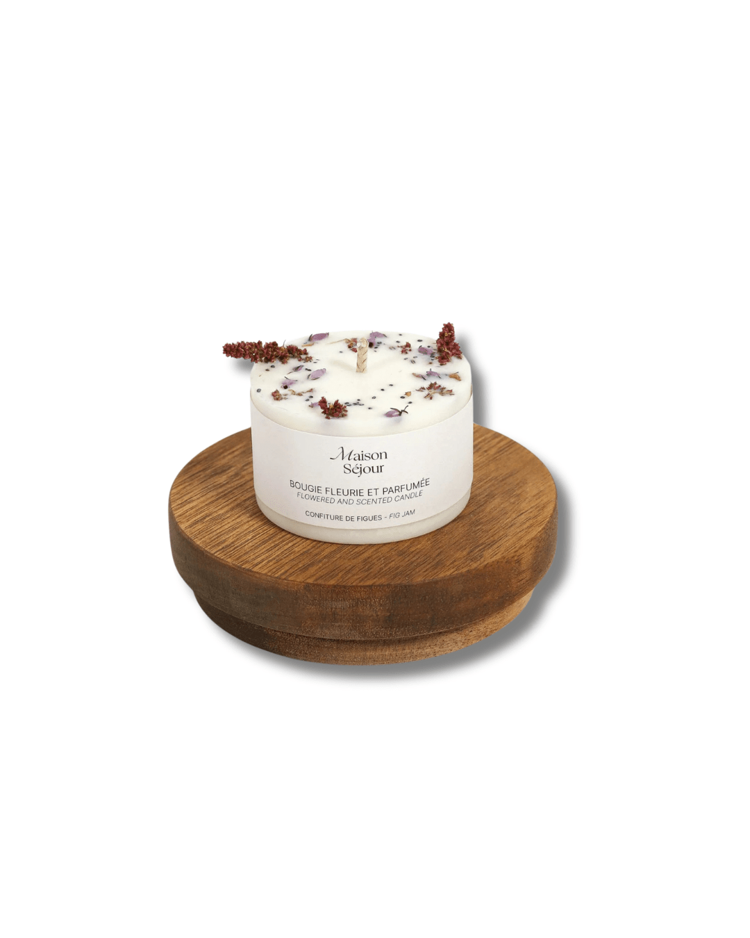 Bougie fleurie, parfumée à la figue - Boutique We Are ParisMaison Séjour