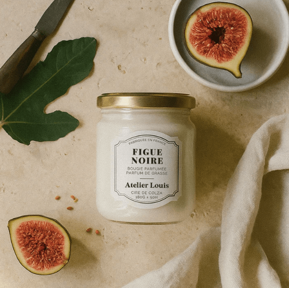 Bougie végétale parfumée à la figue noire - Boutique We Are ParisAtelier Louis
