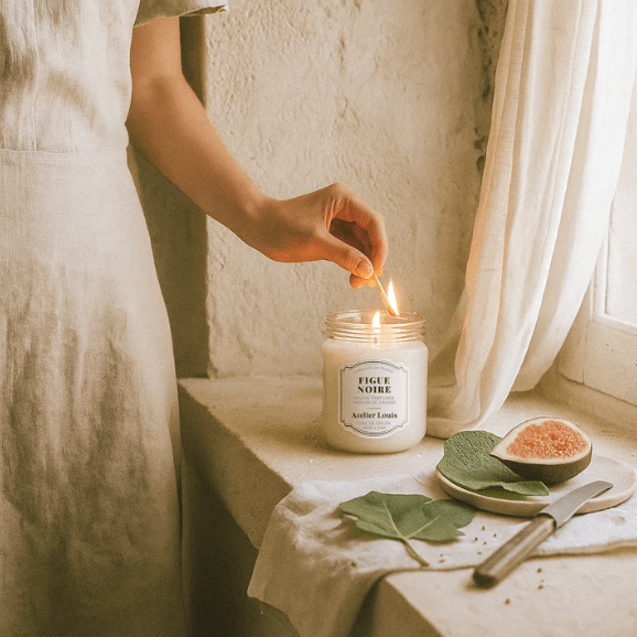 Bougie végétale parfumée à la figue noire - Boutique We Are ParisAtelier Louis
