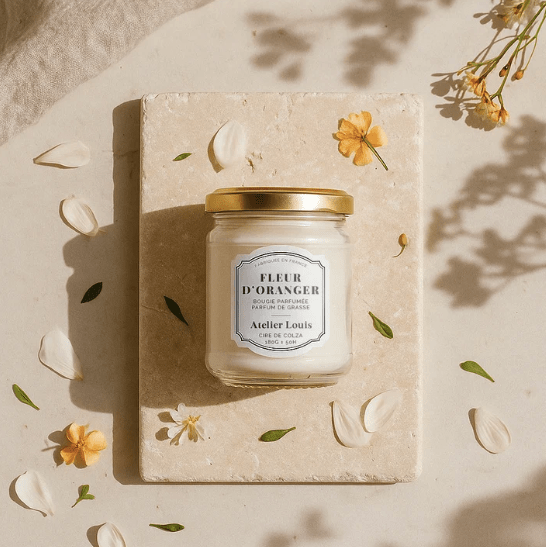 Bougie végétale parfumée à la fleur d'oranger - Boutique We Are ParisAtelier Louis