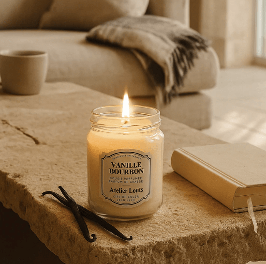Bougie végétale parfumée à la vanille bourbon - Boutique We Are ParisAtelier Louis