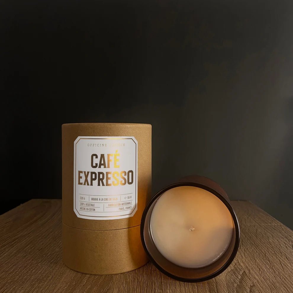 Bougie végétale parfumée Café Expresso - Boutique We Are ParisOfficine Lutèce