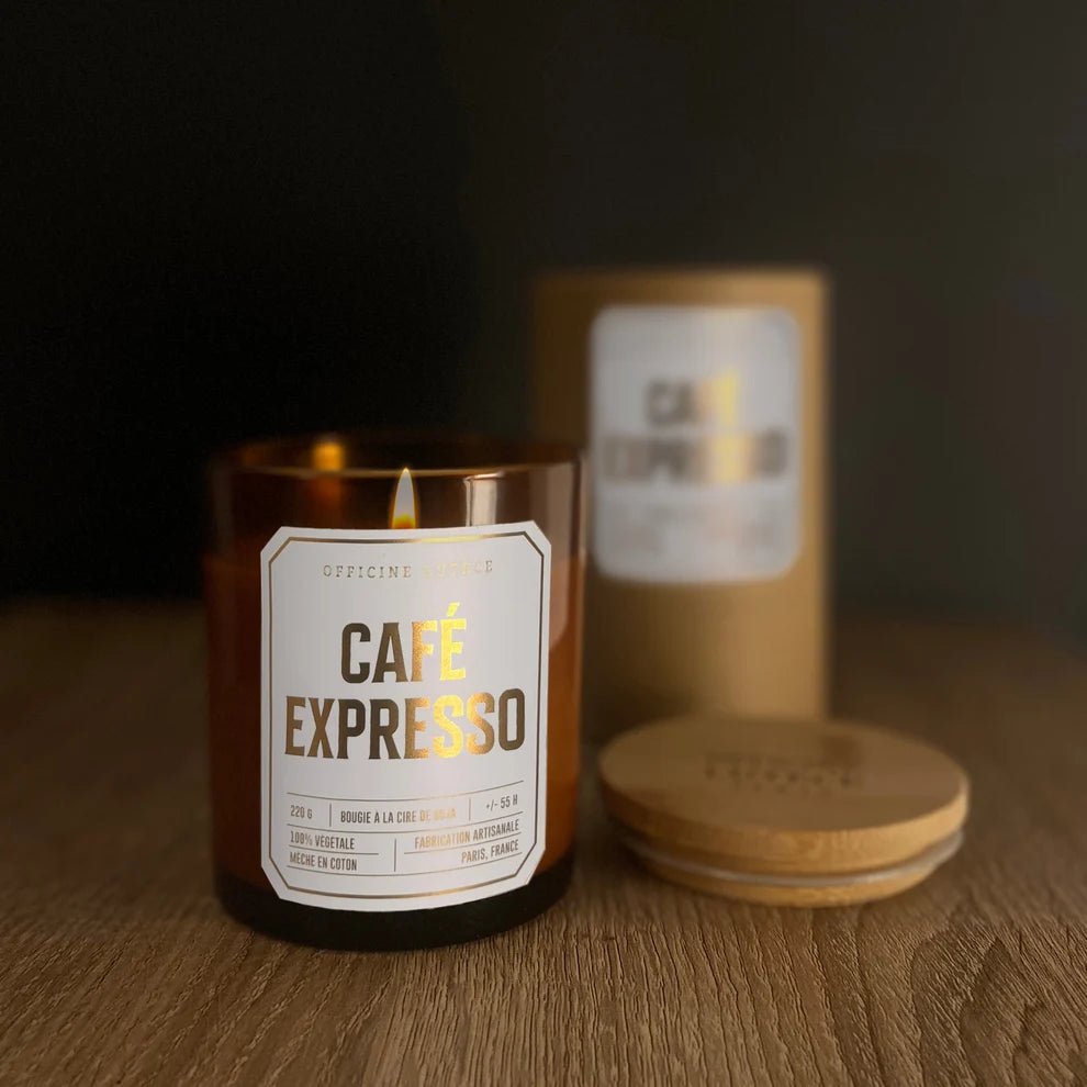 Bougie végétale parfumée Café Expresso - Boutique We Are ParisOfficine Lutèce