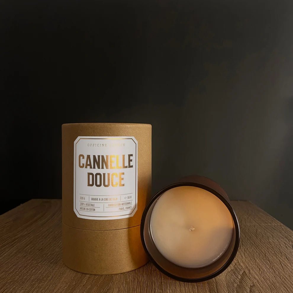 Bougie végétale parfumée Cannelle Douce - Boutique We Are ParisOfficine Lutèce