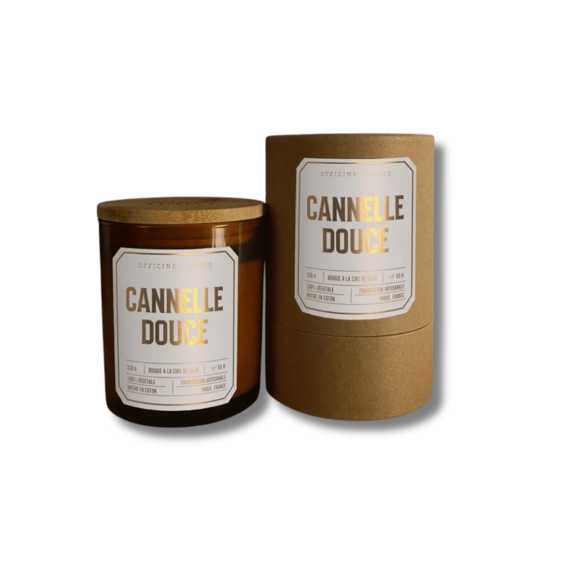 Bougie végétale parfumée Cannelle Douce - Boutique We Are ParisOfficine Lutèce