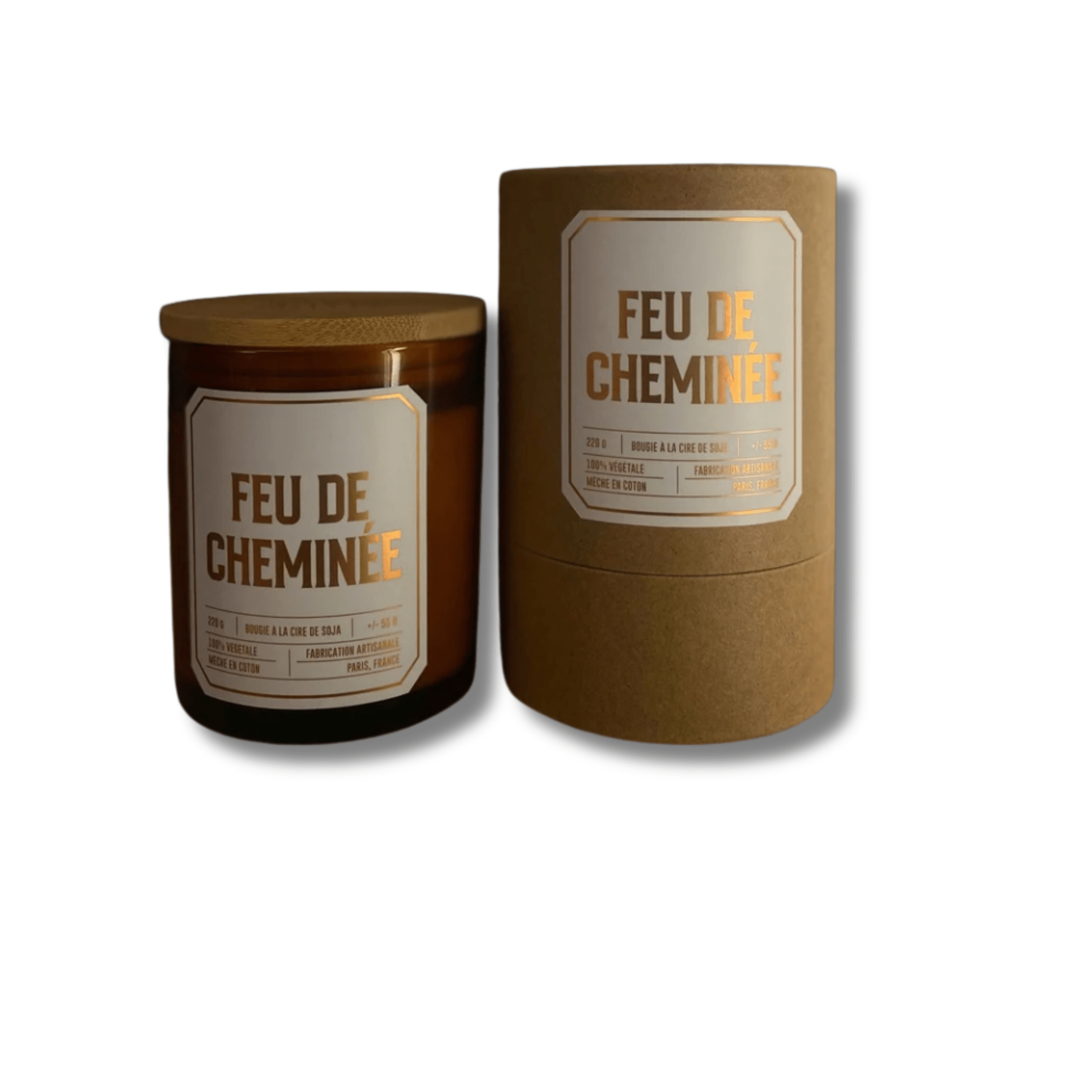 Bougie végétale parfumée Feu de Cheminée - Boutique We Are ParisOfficine Lutèce