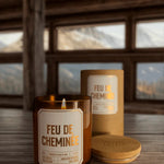 Bougie végétale parfumée Feu de Cheminée - Boutique We Are ParisOfficine Lutèce