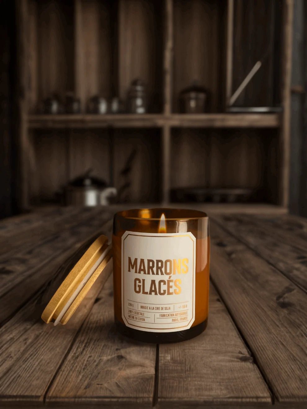 Bougie végétale parfumée Marron Glacé - Boutique We Are ParisOfficine Lutèce