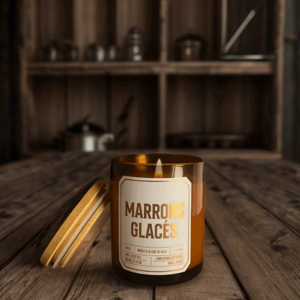 Bougie végétale parfumée Marron Glacé - Boutique We Are ParisOfficine Lutèce