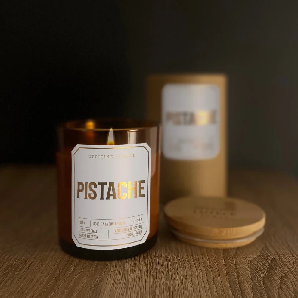 Bougie végétale parfumée Pistache - Boutique We Are ParisOfficine Lutèce