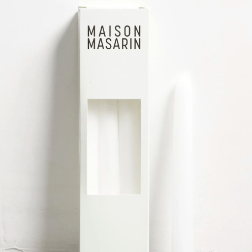Bougies artisanales blanches – Set de 3 – 20cm - Boutique We Are ParisMaison Masarin
