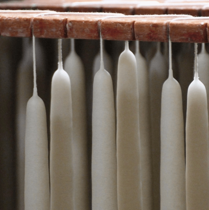 Bougies artisanales craie – Set de 3 – 30cm - Boutique We Are ParisMaison Masarin