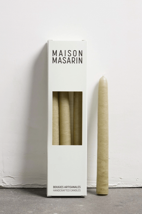 Bougies artisanales Naturel – Set de 3 – 30cm - Boutique We Are ParisMaison Masarin
