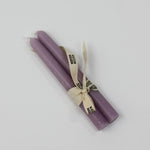 Bougies coniques artisanales Lilas - lot de 2 - Boutique We Are ParisMaison Masarin