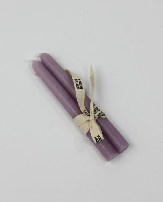 Bougies coniques artisanales Lilas - lot de 2 - Boutique We Are ParisMaison Masarin