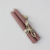 Bougies coniques artisanales Rose - lot de 2 - Boutique We Are ParisMaison Masarin