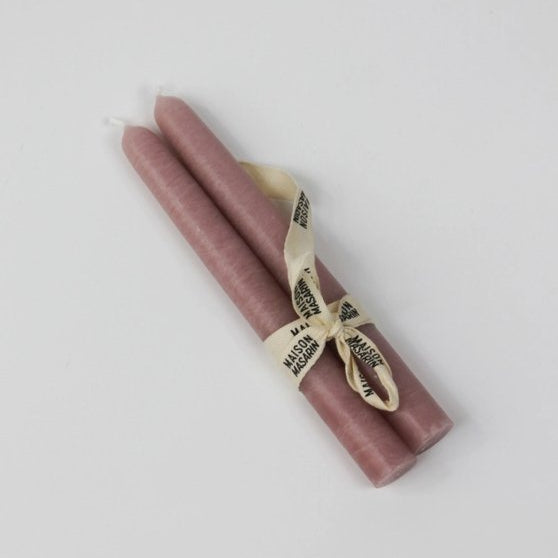 Bougies coniques artisanales Rose - lot de 2 - Boutique We Are ParisMaison Masarin