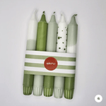 Bougies Tie & Dye Sauge – Lot de 5 bougies moulées Ekru - Boutique We Are ParisEkru