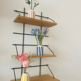 Bouquet de fleurs en papier & soliflore en céramique rayures bleues – Édition limitée mai 2025 - Boutique We Are ParisFlowrette