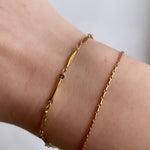 Bracelet chaîne Susane Plaqué or - Boutique We Are ParisLes Cléias Plaqué Or