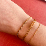 Bracelet corde souple en acier inoxydable - Boutique We Are ParisLes Cléias Acier Inoxydable