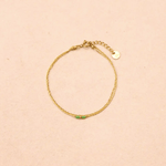 Bracelet double chaîne Elora - Boutique We Are ParisLes Cléias Acier Inoxydable