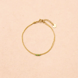 Bracelet double chaîne Elora - Boutique We Are ParisLes Cléias Acier Inoxydable