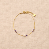 Bracelet Gina bleu - Boutique We Are ParisLes Cléias Acier Inoxydable